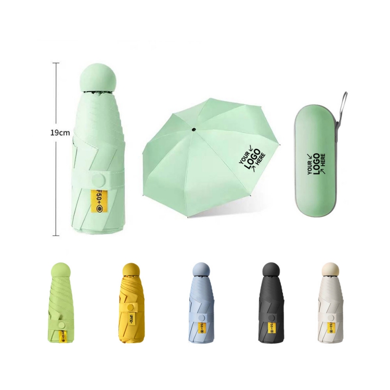 8-Rib Foldable Outdoor Sun Protection Umbrella