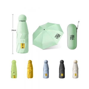 8-Rib Foldable Outdoor Sun Protection Umbrella