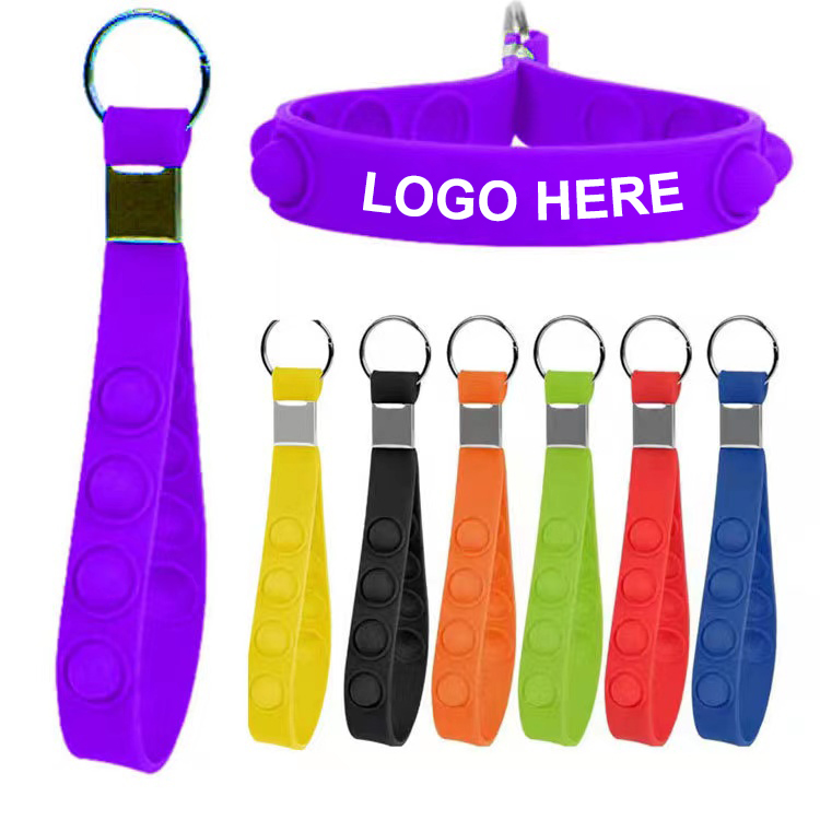 Push Pop Bubble Sensory Gadget Keychain