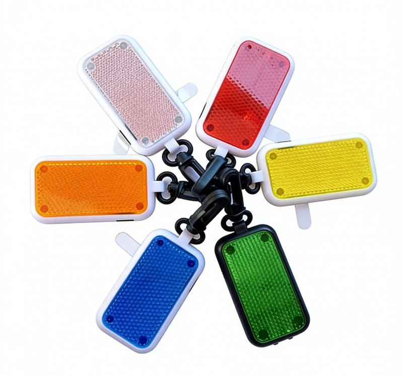 Square LED Flashlight With Carabiner