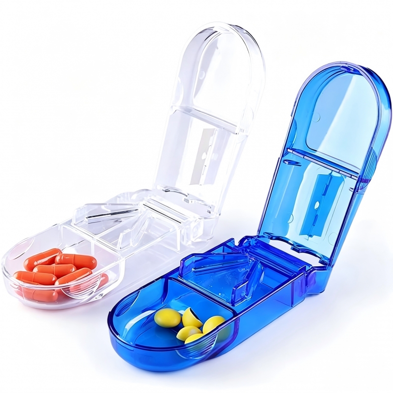Pill Cutter for Small Pills With Blade Guard Pill Cutter for Small Pills With Blade Guard