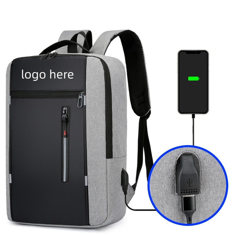 Oxford Cloth Rechargeable Laptop Backpack Oxford Cloth Rechargeable Laptop Backpack
