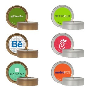 2.5 oz. Scented Candle in Metal Tin