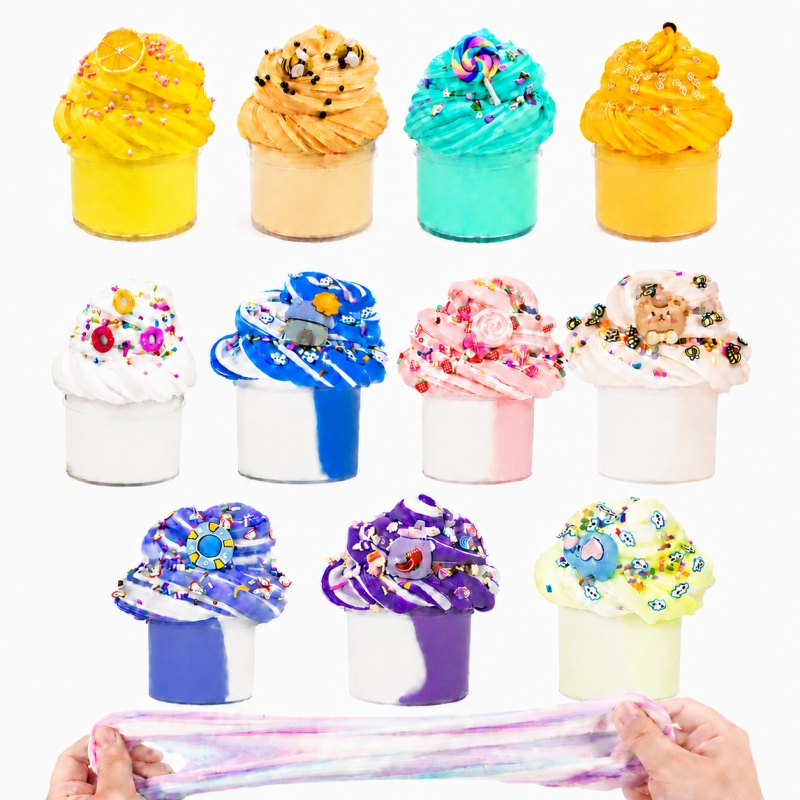 2oz Colorful Fruit Slime Mud 2oz Colorful Fruit Slime Mud