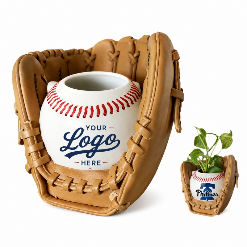 Baseball Glove Planter Pot Baseball Glove Planter Pot