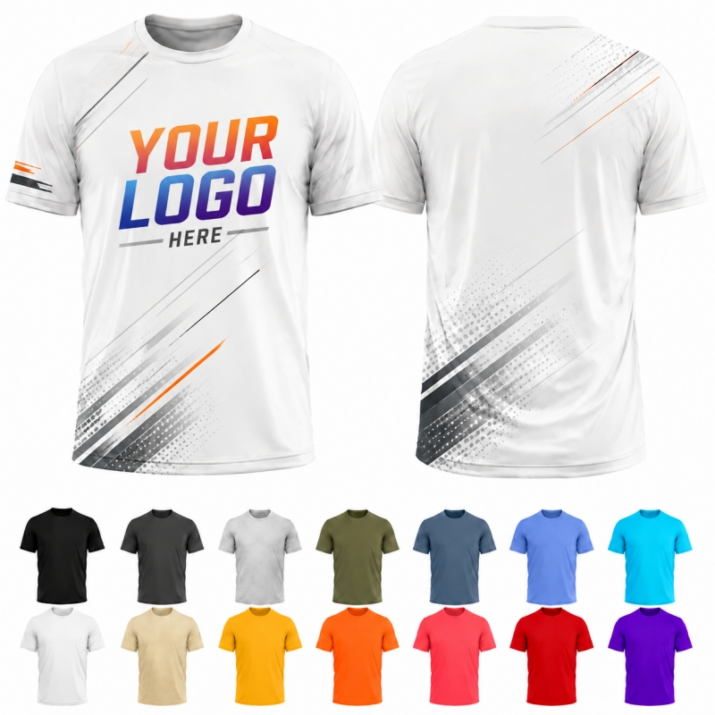 Custom Full Color Sublimated Performance T-Shirt Custom Full Color Sublimated Performance T-Shirt