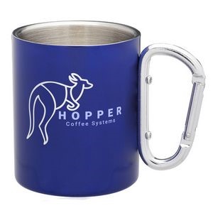 7oz Stainless Steel Camping Mug w/ Carabiner 7oz Stainless Steel Camping Mug w/ Carabiner