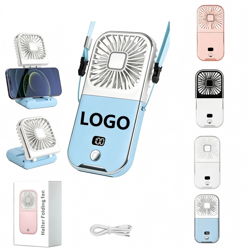 Multi-Use Portable Fan with Power Bank & Phone Holder