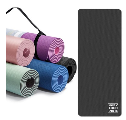 Yoga Mat With Strap: 4mm Mat Yoga Mat With Strap: 4mm Mat