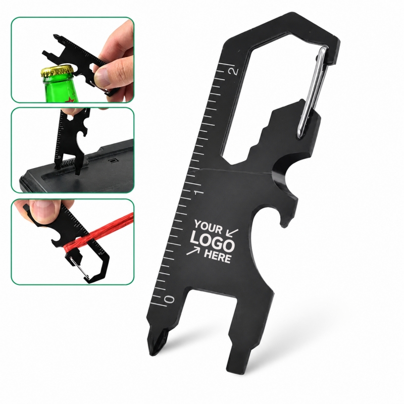 Multi-function Bottle Opener with Carabine Multi-function Bottle Opener with Carabine