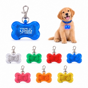 Bone-Shaped LED Reflective Pet Light